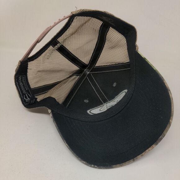 Mossy Oak Snapback Trucker Hat Camouflage OSFM Embroidered Mesh Back Outdoor Cap - Picture 6 of 7